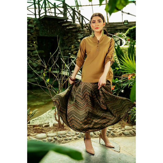 Chilgozay - Army Print Skirt Only (CC 232)