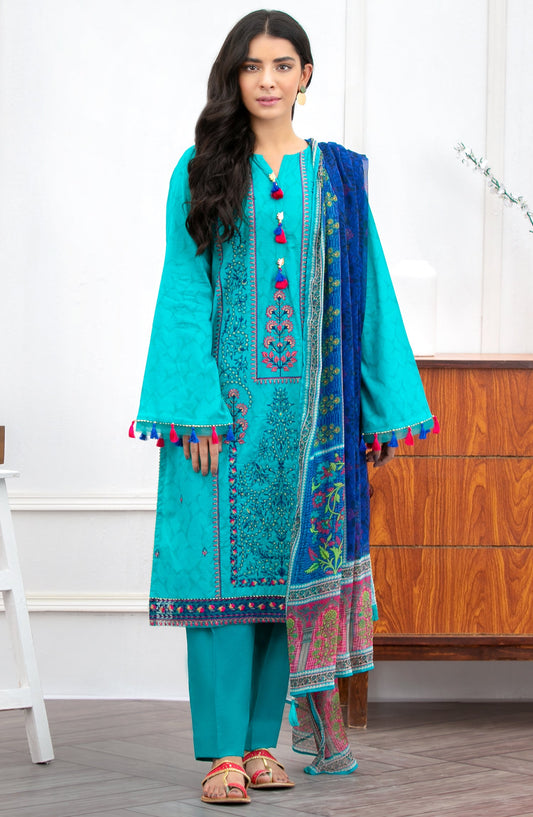 Orient - Unstitched 3 Piece Embroidered Jacquard Suit