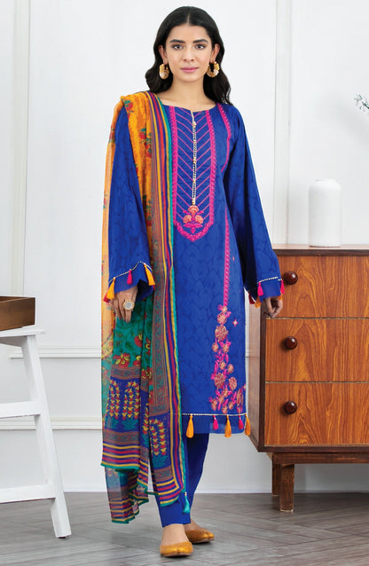 Orient - Unstitched 3 Piece Embroidered Jacquard Suit