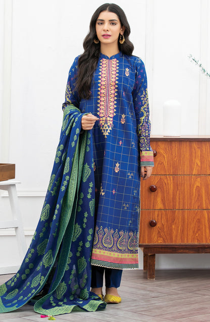 Orient - Unstitched 3 Piece Embroidered Lawn Suit