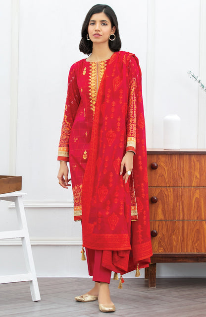 Orient - Unstitched 3 Piece Embroidered Lawn Suit