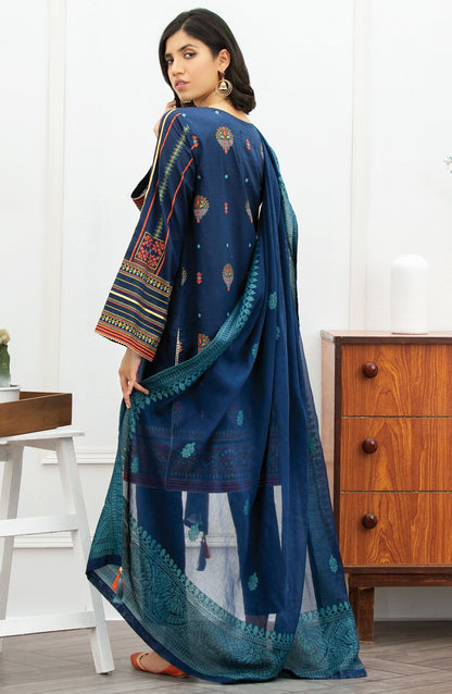 Orient - Unstitched 3 Piece Embroidered Lawn Suit