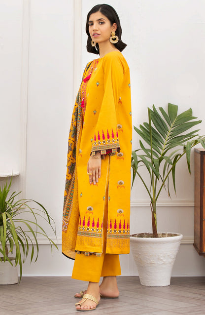 Orient - Unstitched 3 Piece Embroidered Lawn Suit
