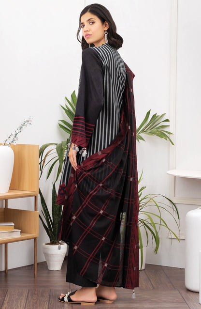 Orient - Unstitched 3 Piece Printed Jacquard Suit