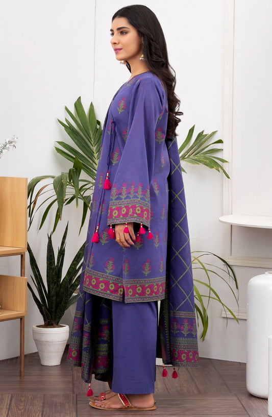 Orient - Unstitched 3 Piece Printed Jacquard Suit