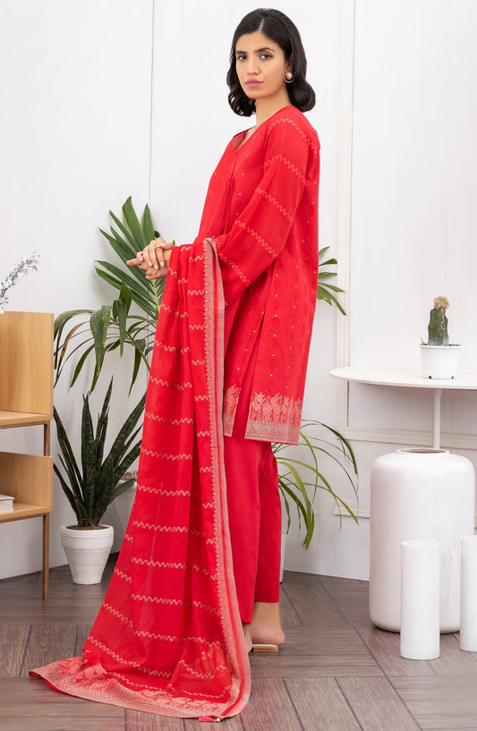 Orient - Unstitched 3 Piece Printed Jacquard Suit