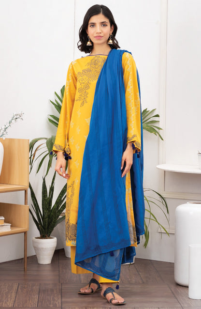 Orient - Unstitched 3 Piece Printed Jacquard Suit