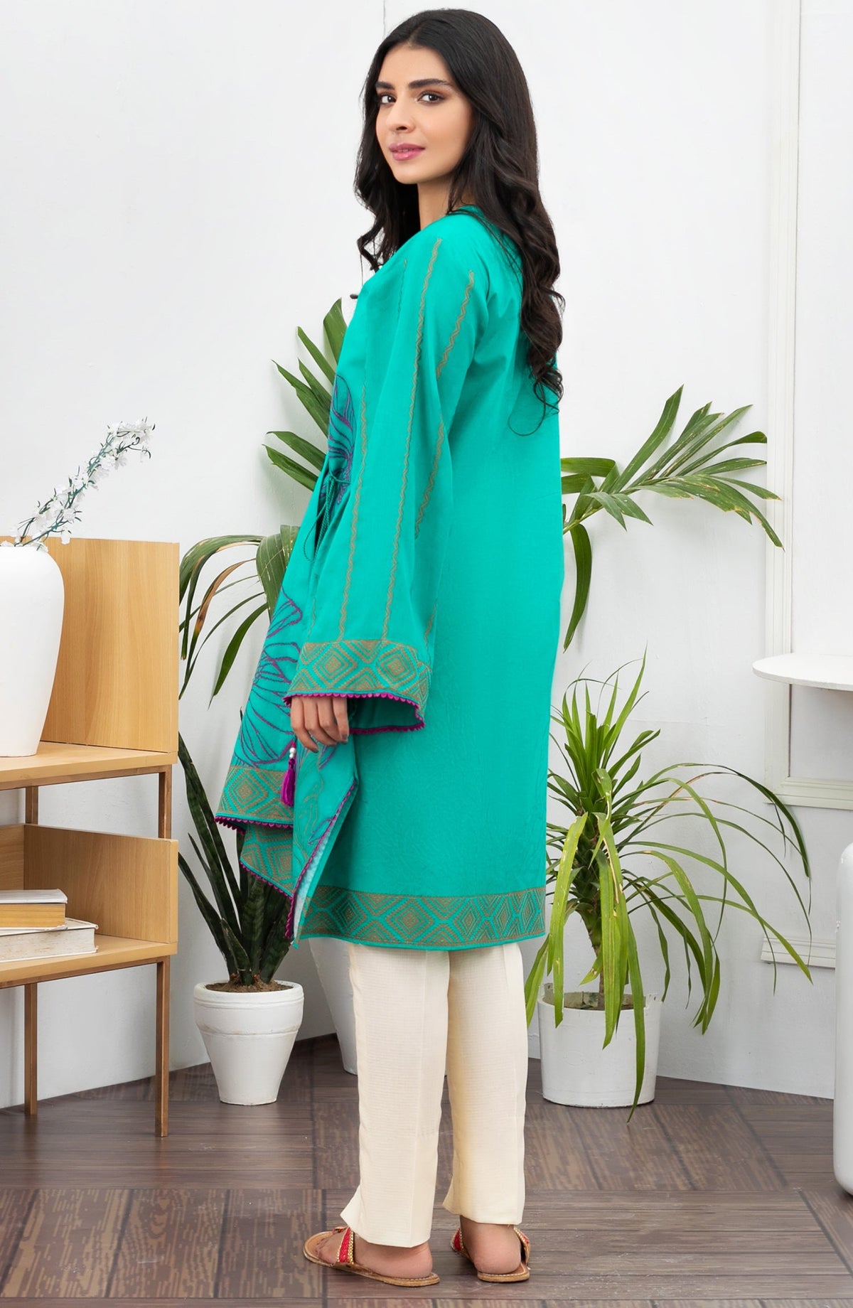 Orient - Unstitched 1 Piece Printed Jacquard Shirt