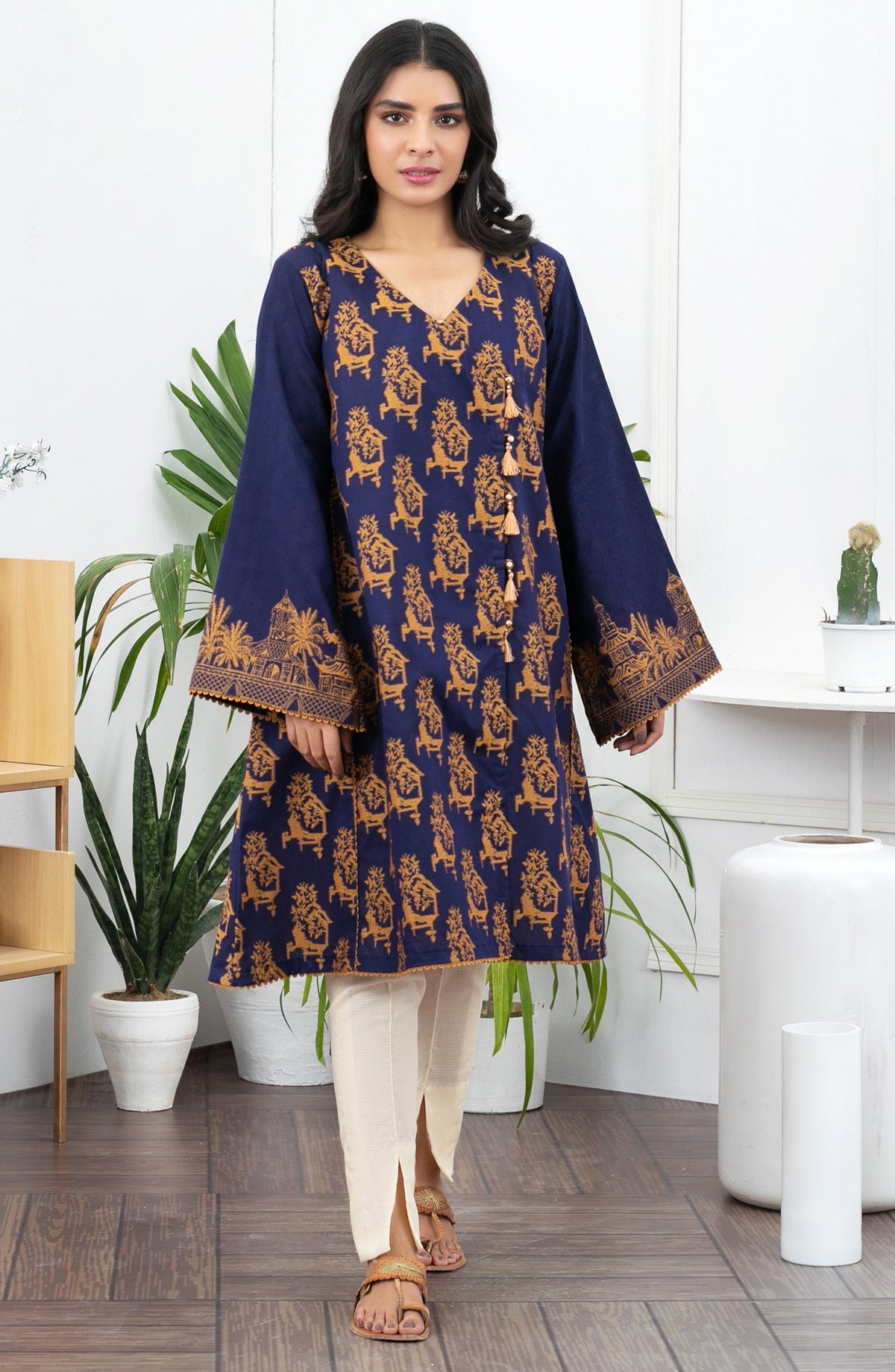 Orient - Unstitched 1 Piece Printed Jacquard Shirt