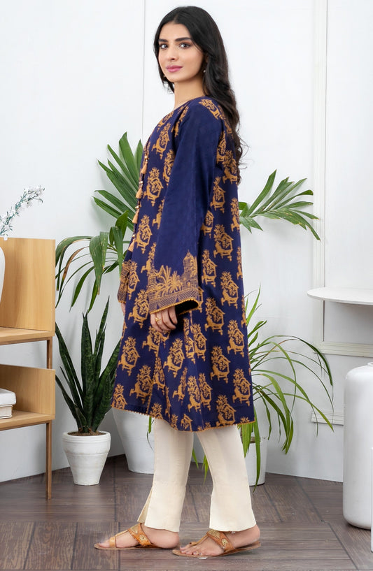 Orient - Unstitched 1 Piece Printed Jacquard Shirt
