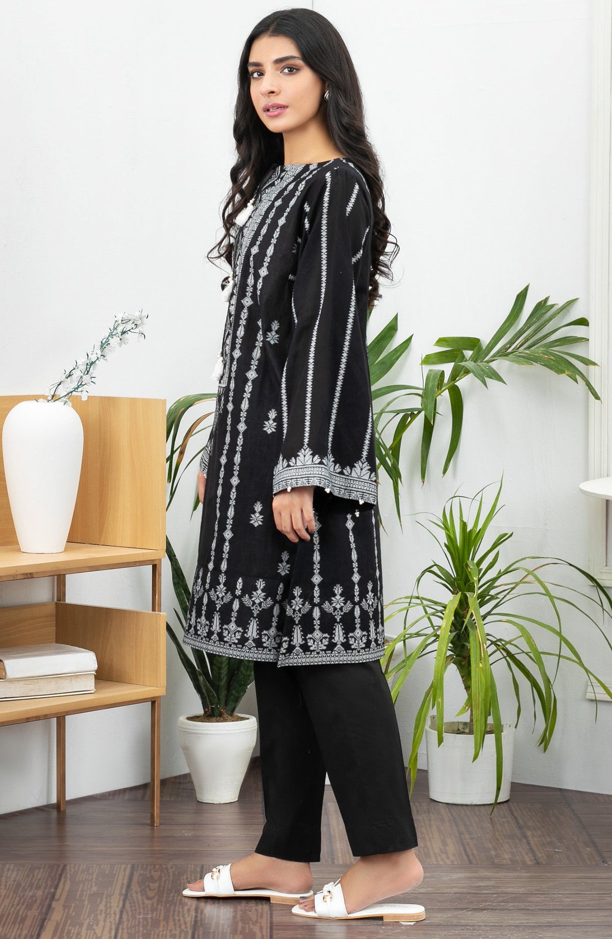 Orient - Unstitched 1 Piece Printed Jacquard Shirt