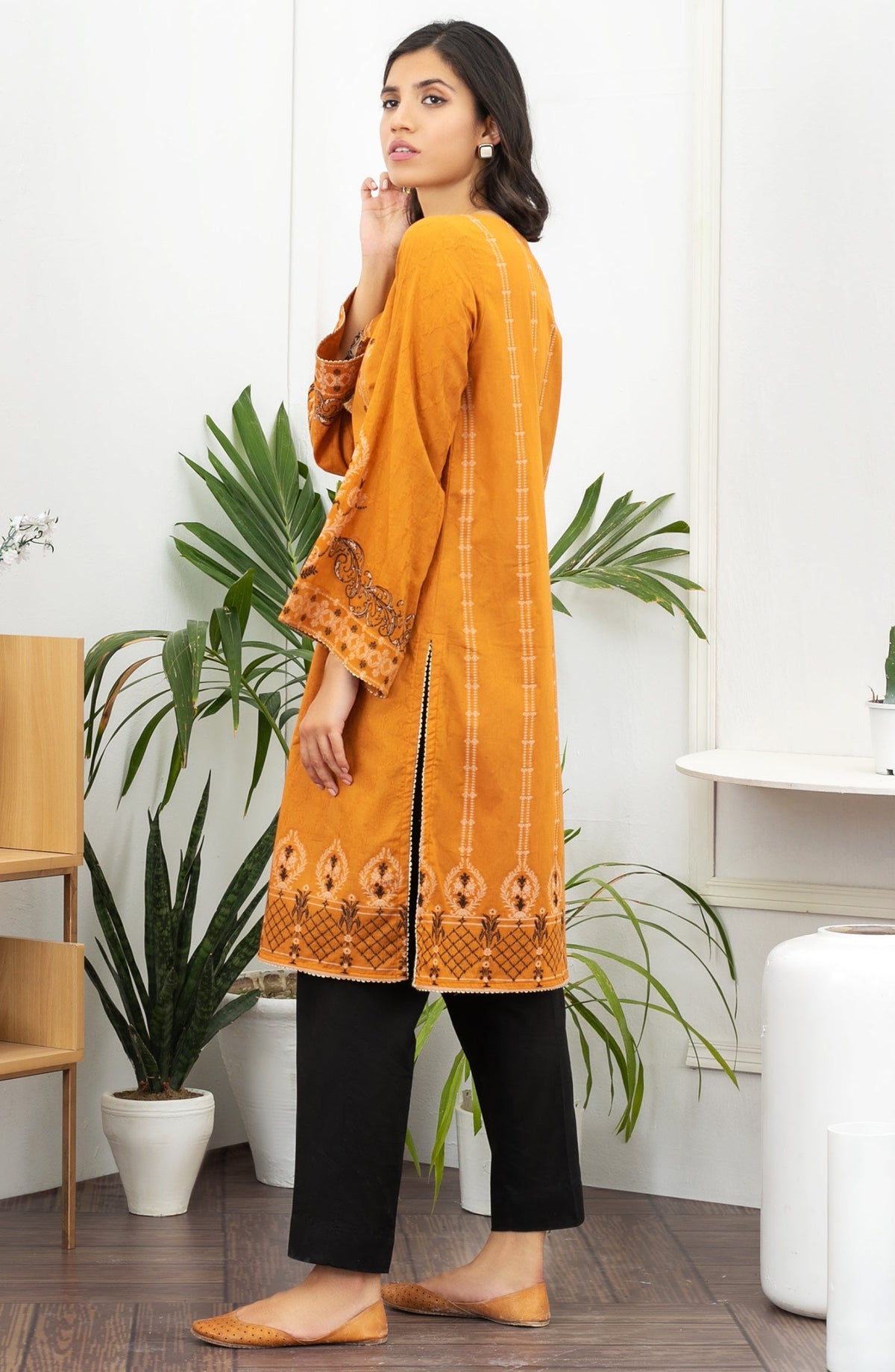 Orient - Unstitched 1 Piece Printed Jacquard Shirt