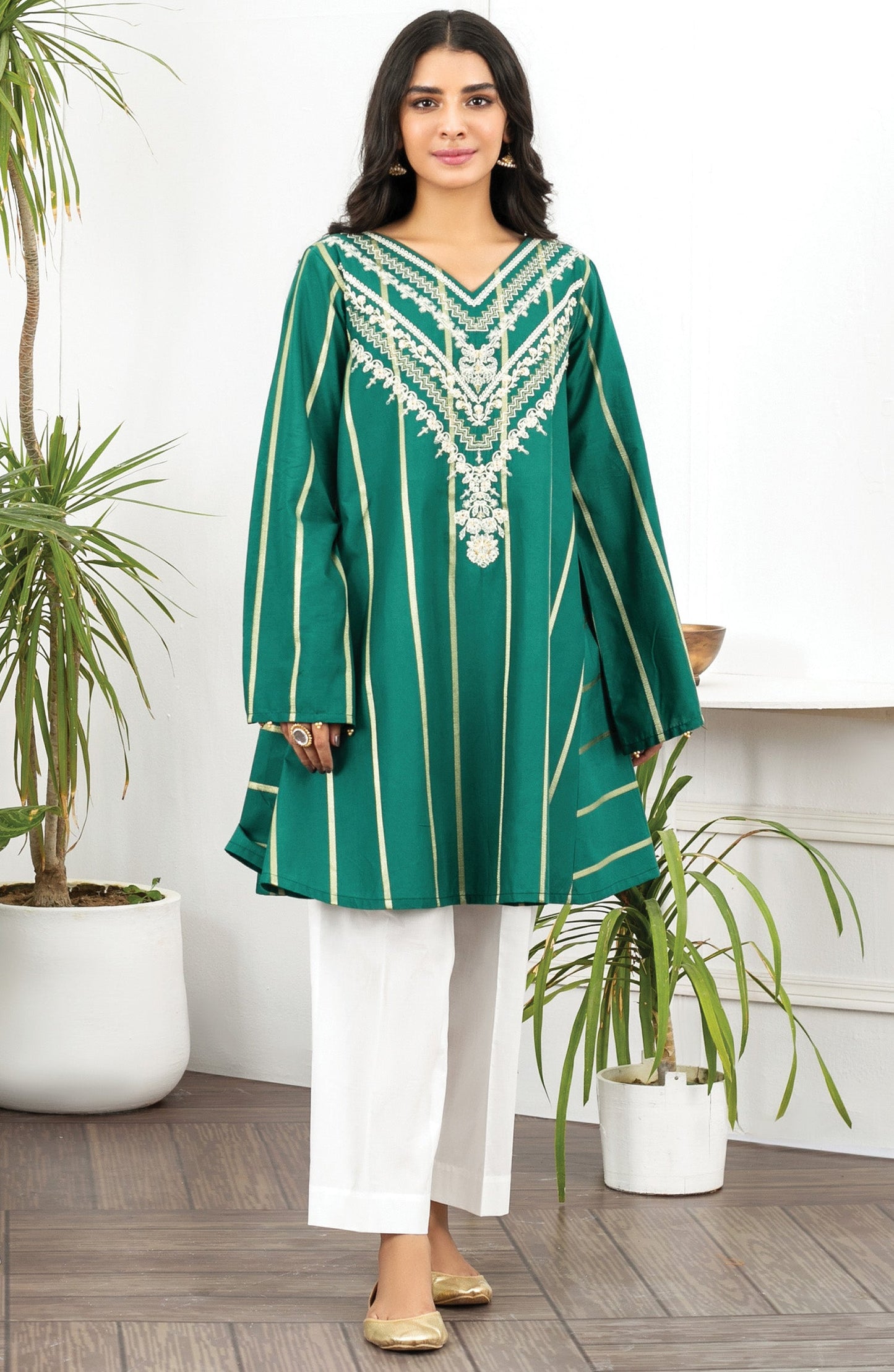 Orient - Unstitched 1 Piece Embroidered Maysuri Shirt