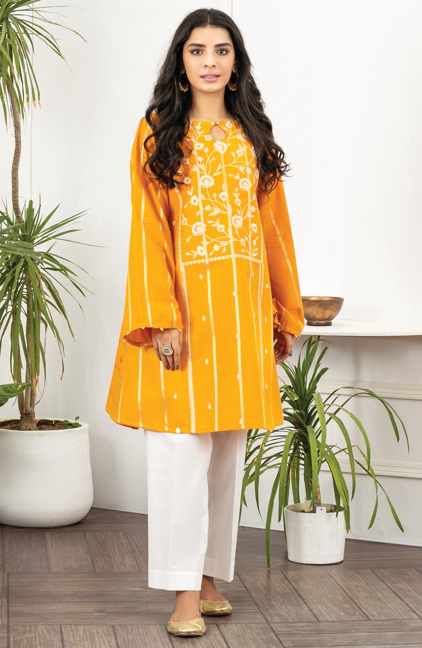 Orient - Unstitched 1 Piece Embroidered Maysuri Shirt