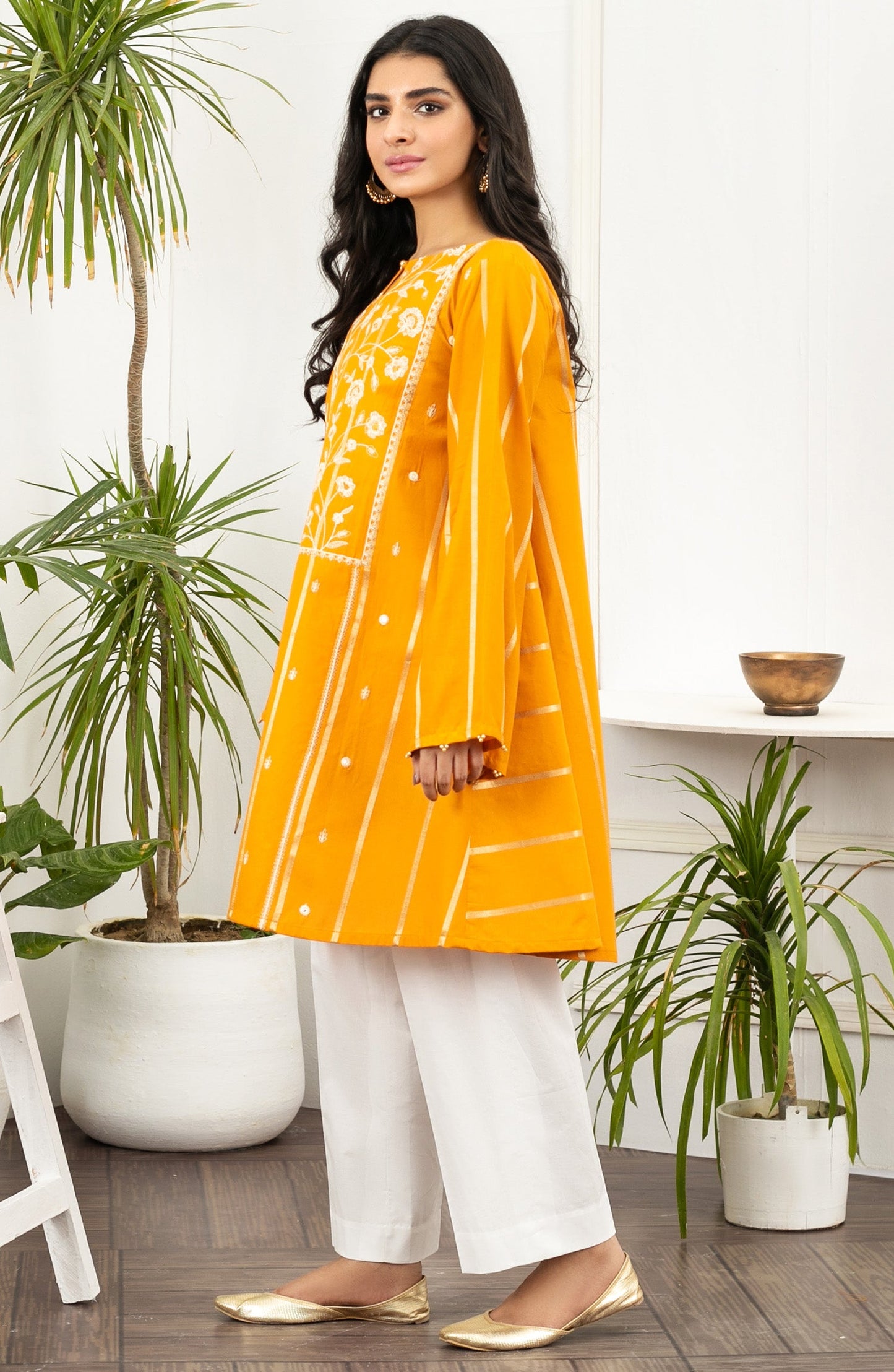 Orient - Unstitched 1 Piece Embroidered Maysuri Shirt