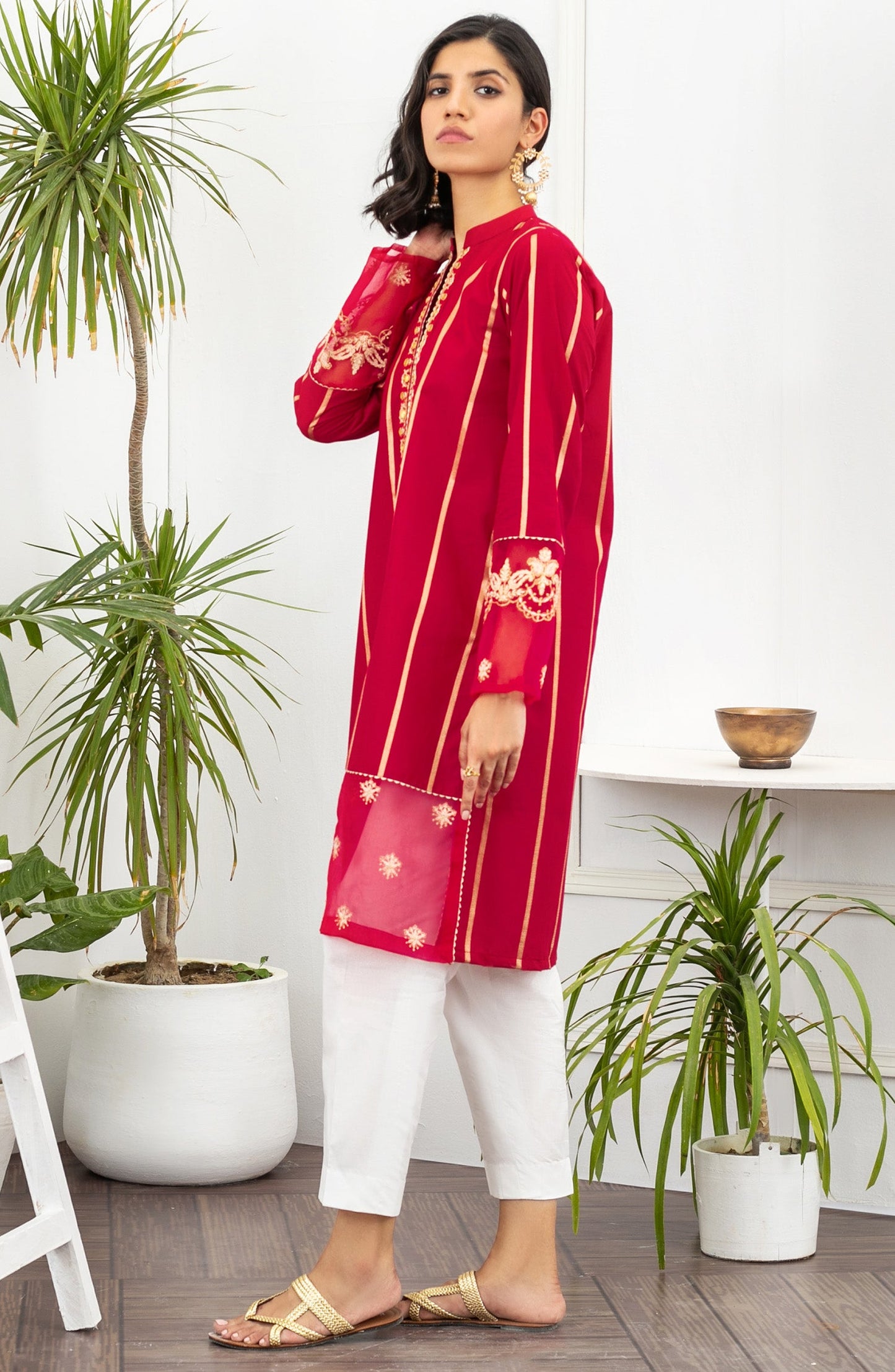 Orient - Unstitched 1 Piece Embroidered Maysuri Shirt