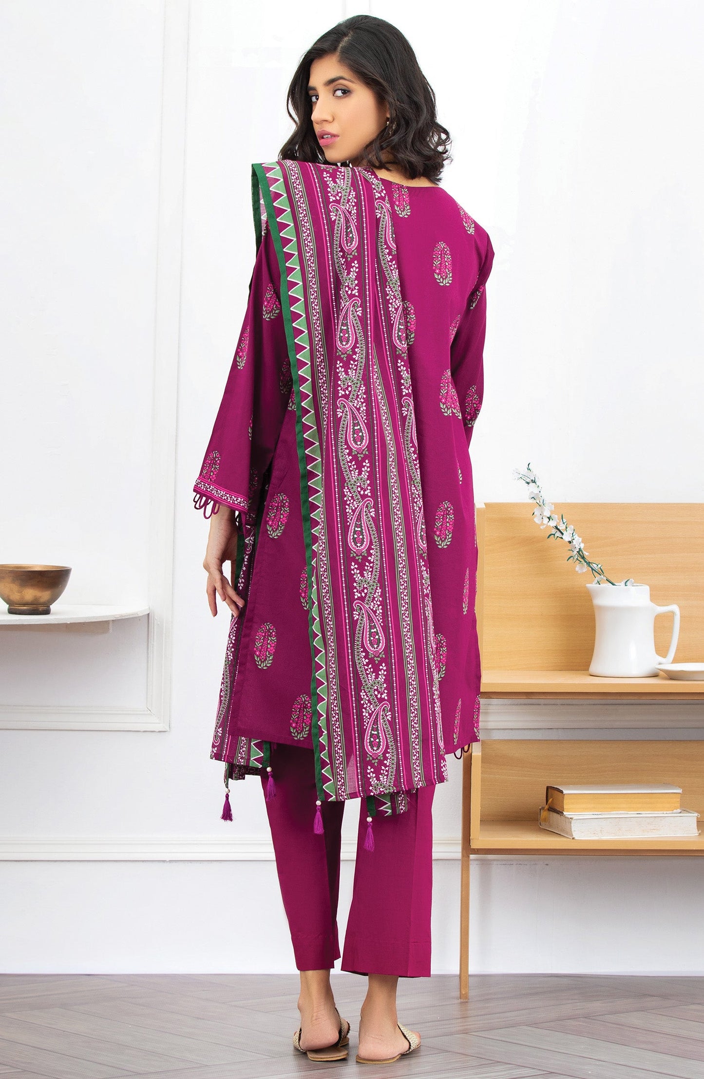 Orient - Unstitched 3 Piece Printed Lawn Suit