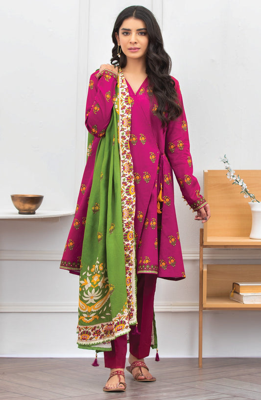 Orient - Unstitched 3 Piece Printed Lawn Suit