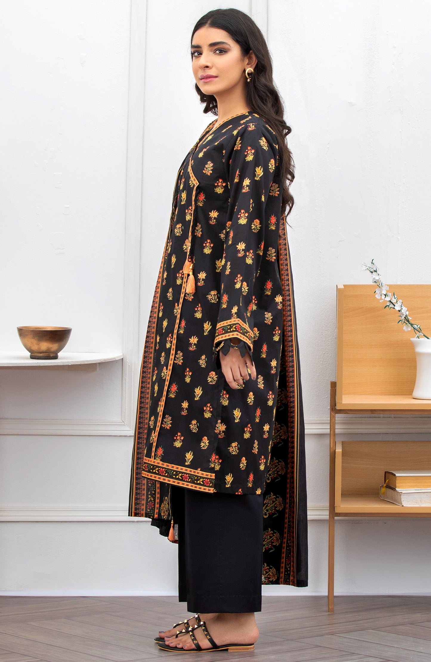 Orient - Unstitched 3 Piece Printed Lawn Suit