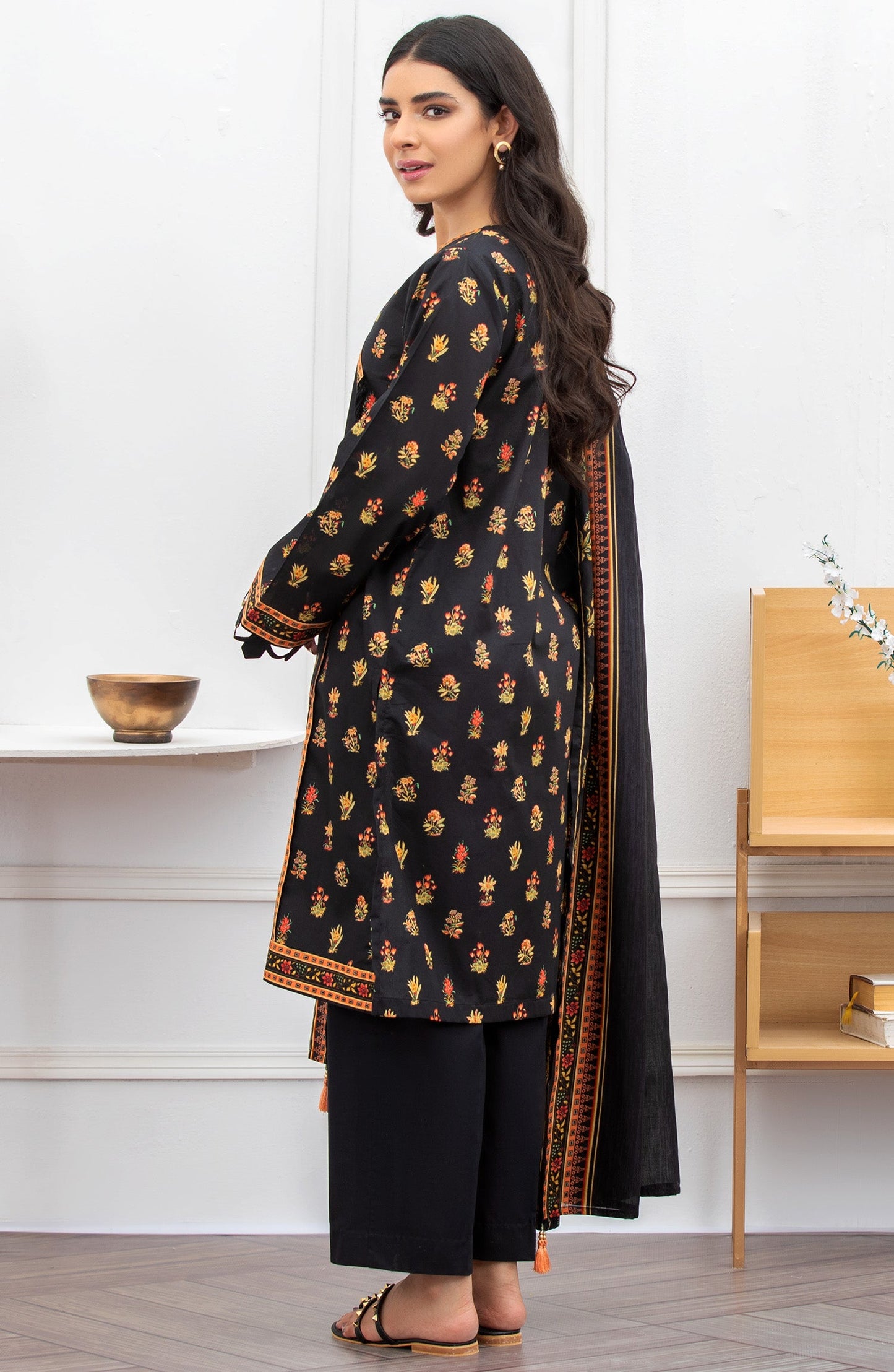 Orient - Unstitched 3 Piece Printed Lawn Suit