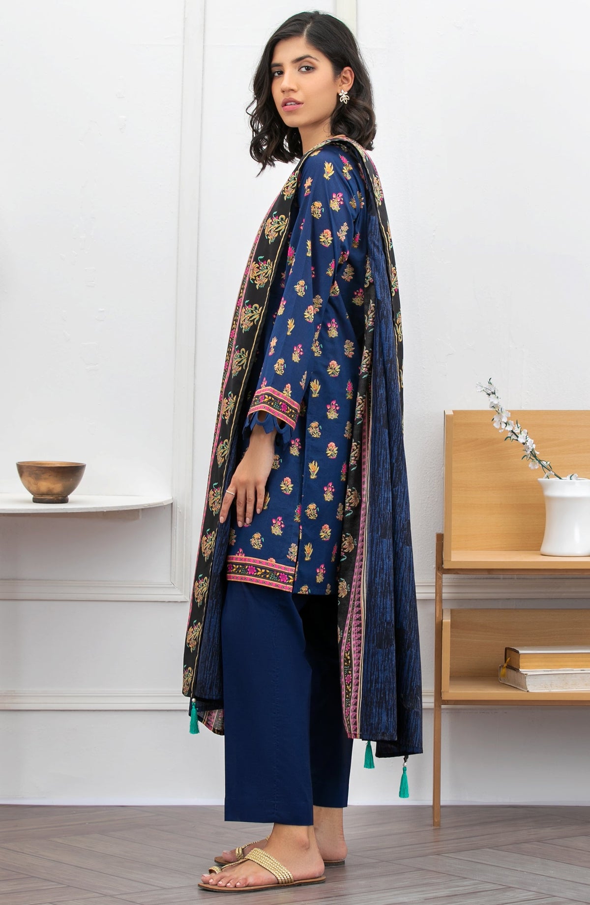 Orient - Unstitched 3 Piece Printed Lawn Suit
