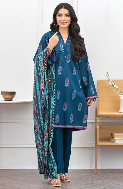 Orient - Unstitched 3 Piece Printed Lawn Suit