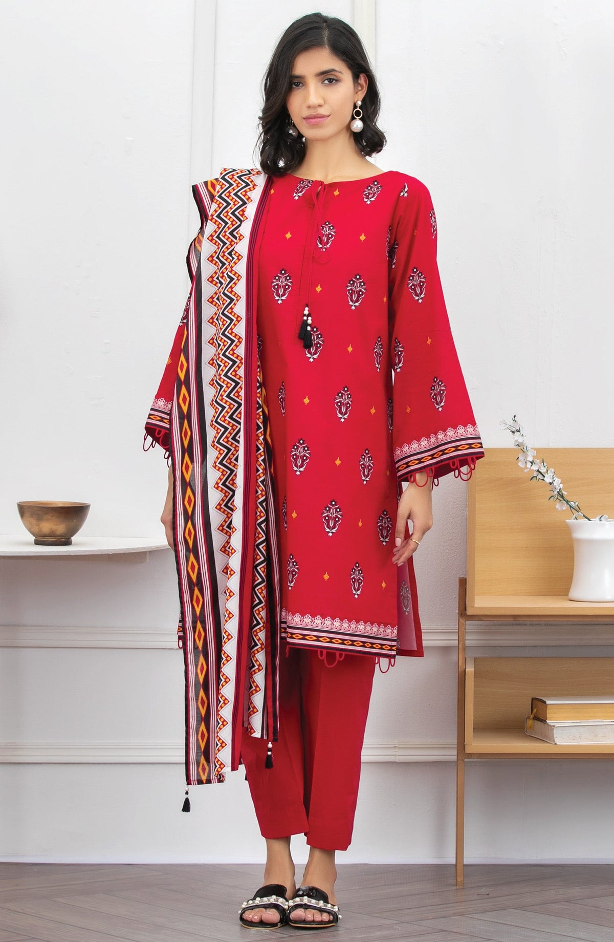 Orient - Unstitched 3 Piece Printed Lawn Suit