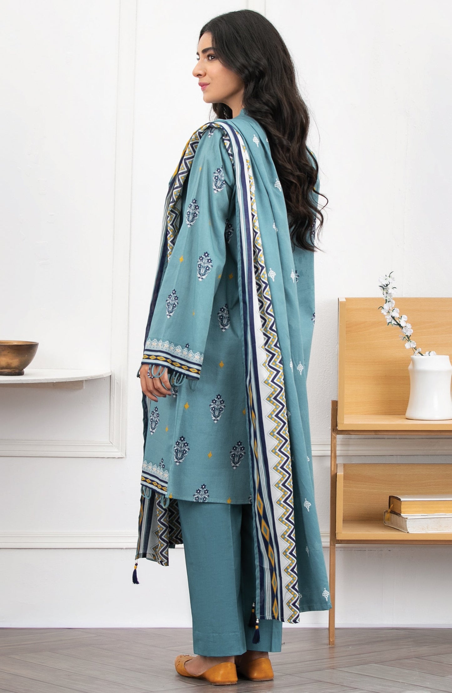 Orient - Unstitched 3 Piece Printed Lawn Suit