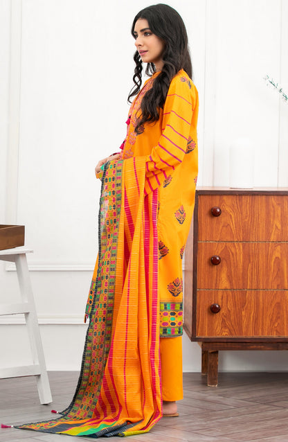 Orient - Unstitched 3 Piece Embroidered Lawn Suit