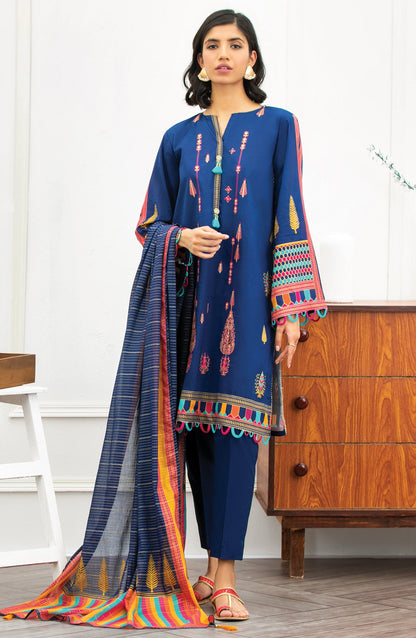 Orient - Unstitched 3 Piece Embroidered Lawn Suit