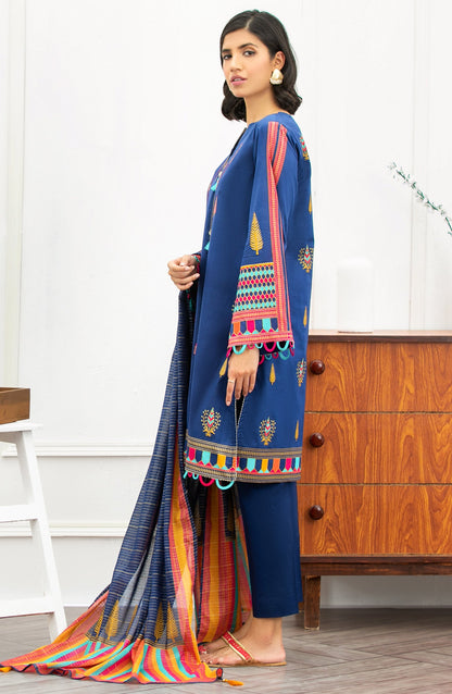 Orient - Unstitched 3 Piece Embroidered Lawn Suit