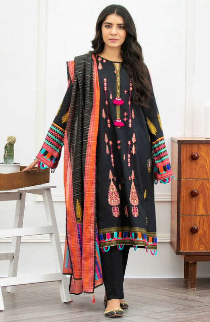 Orient - Unstitched 3 Piece Embroidered Lawn Suit