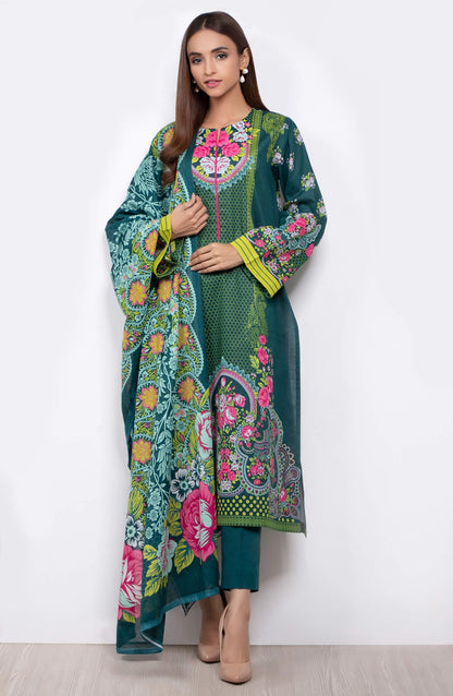 Orient - Unstitched 3 Piece Printed Lawn Suit