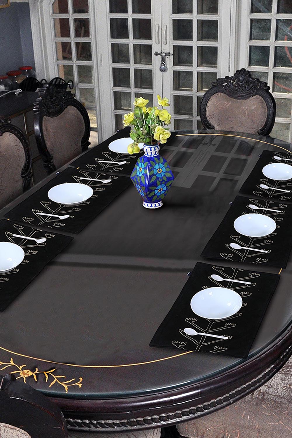 Nishat Linen - Black Forest Placemat Set 2PC