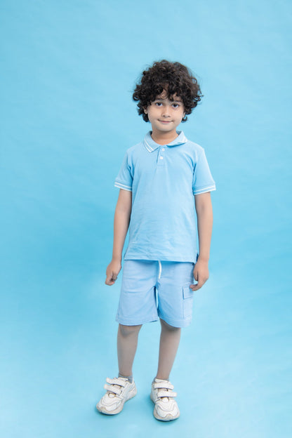 BTW - BLUE POLO SHIRT