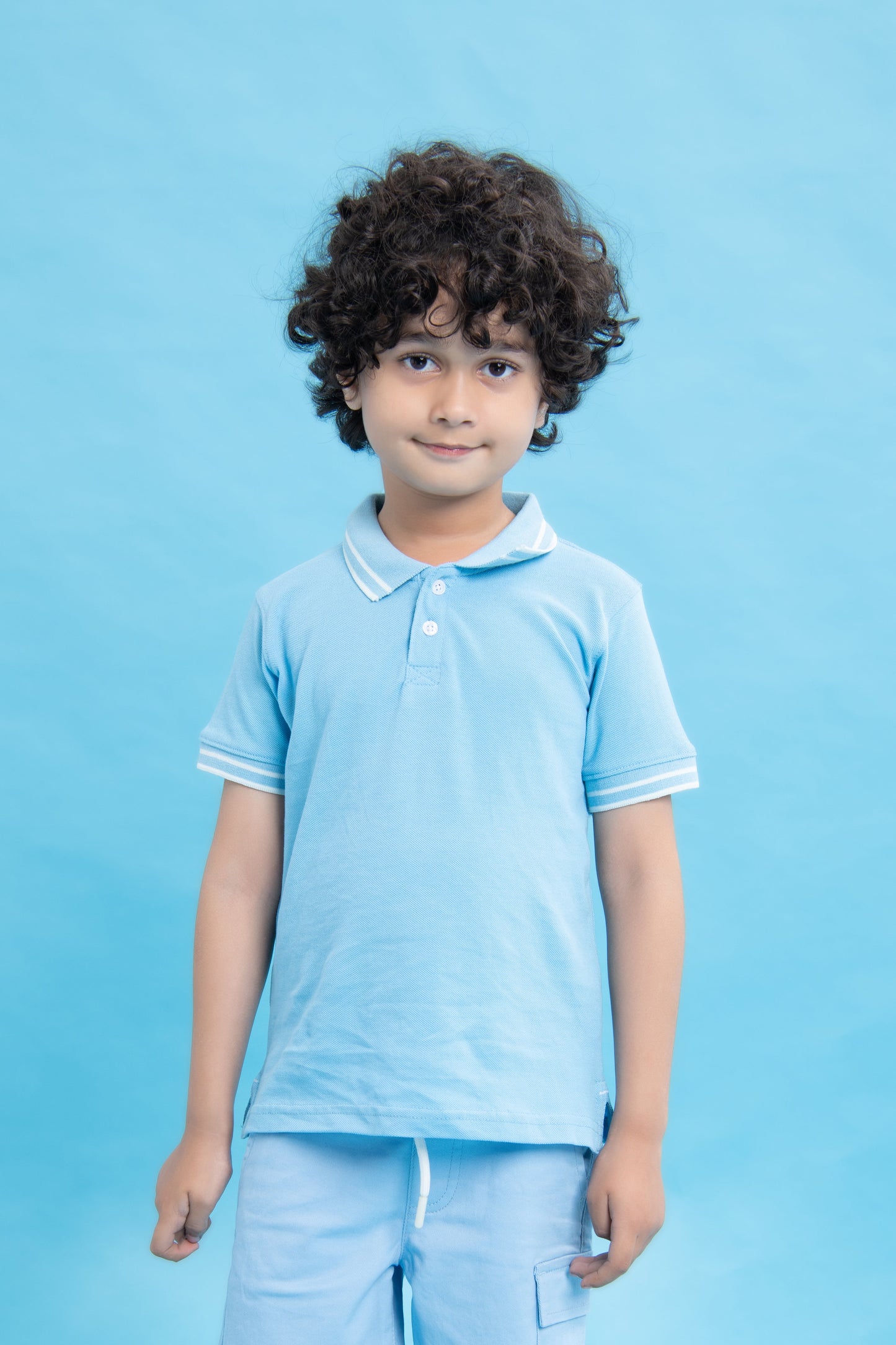 BTW - BLUE POLO SHIRT