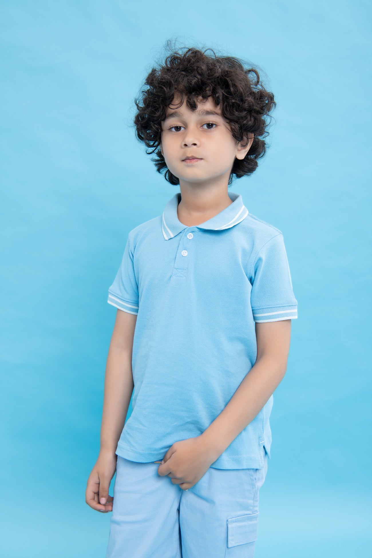 BTW - BLUE POLO SHIRT