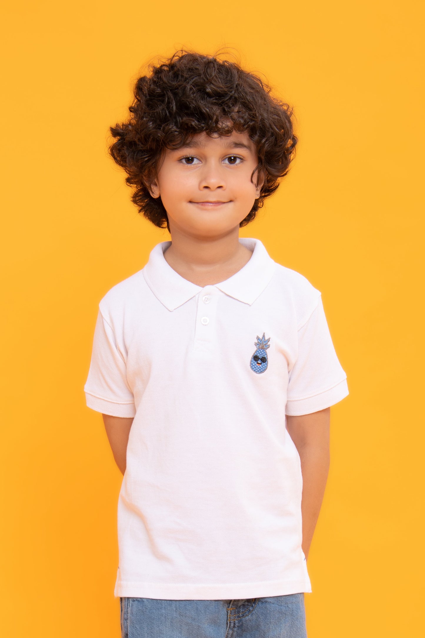 BTW - COTTON PIQUE EMBROIDERED POLO