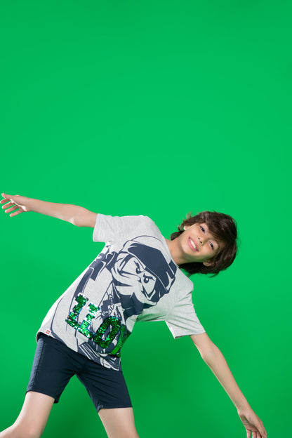 BTW - REVERSIBLE FLIP-SEQUIN T-SHIRT