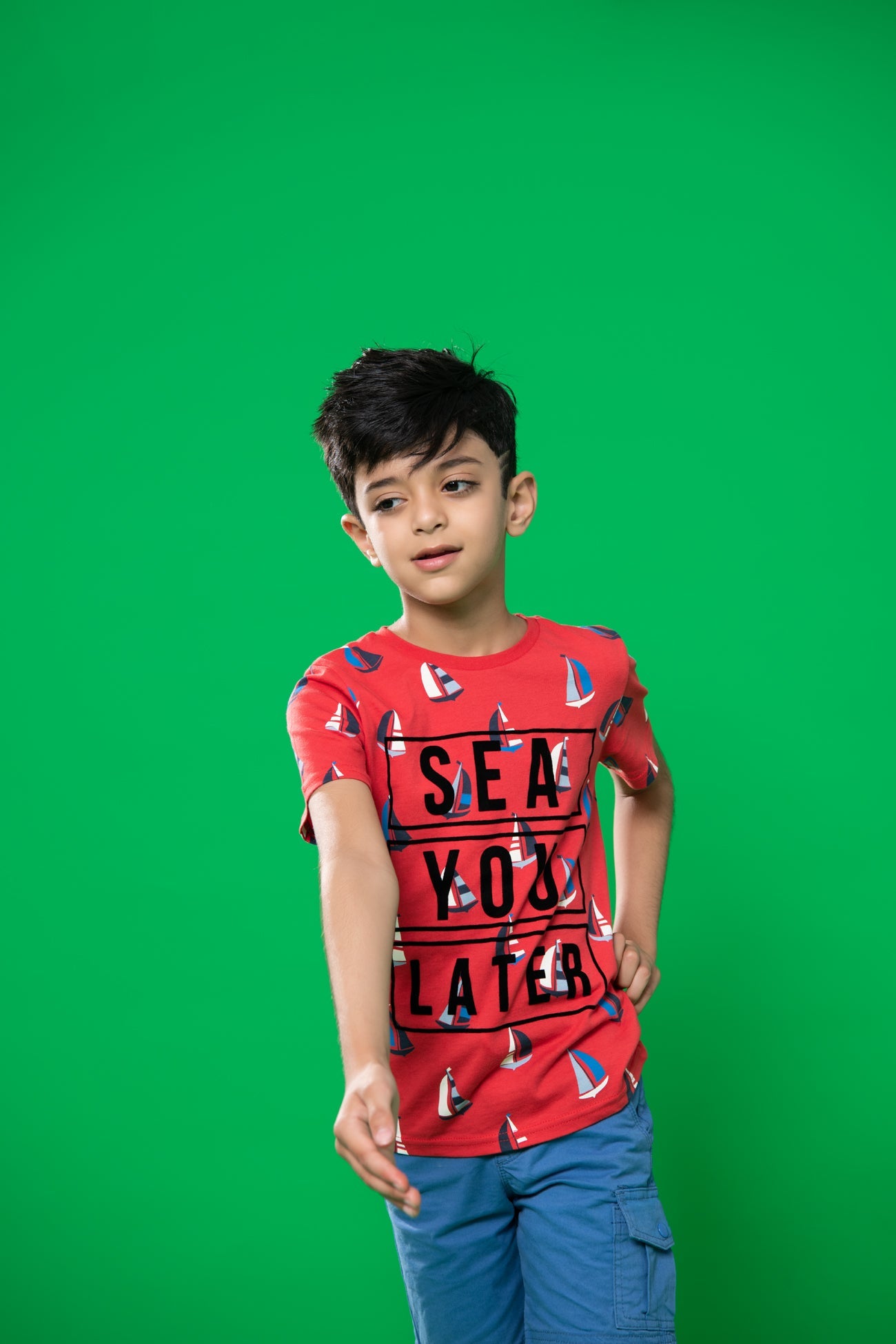 BTW - FLOCK PRINTED T-SHIRT