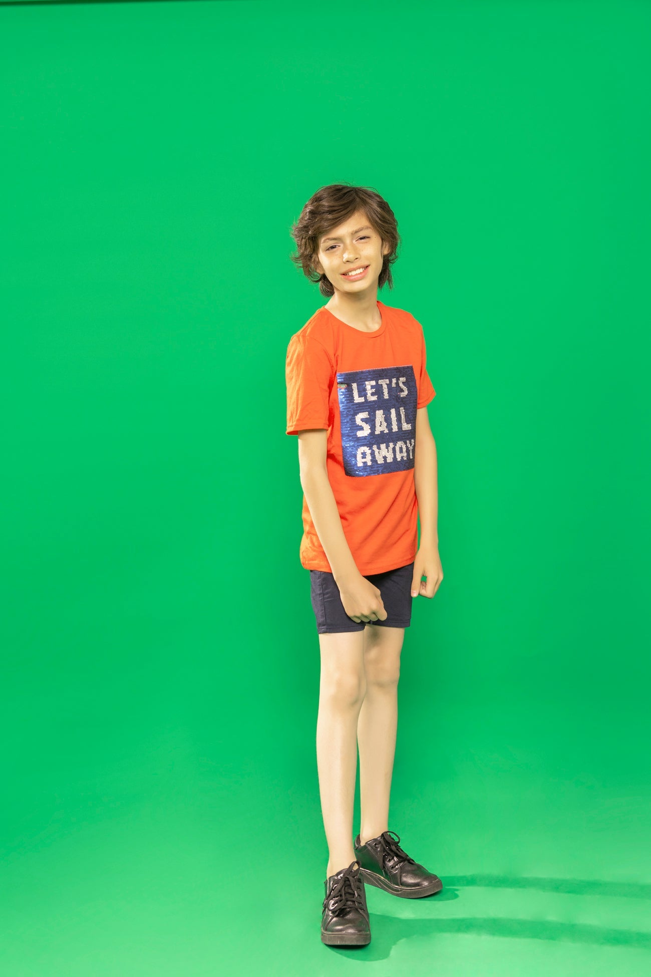 BTW - REVERSIBLE FLIP-SEQUIN T-SHIRT