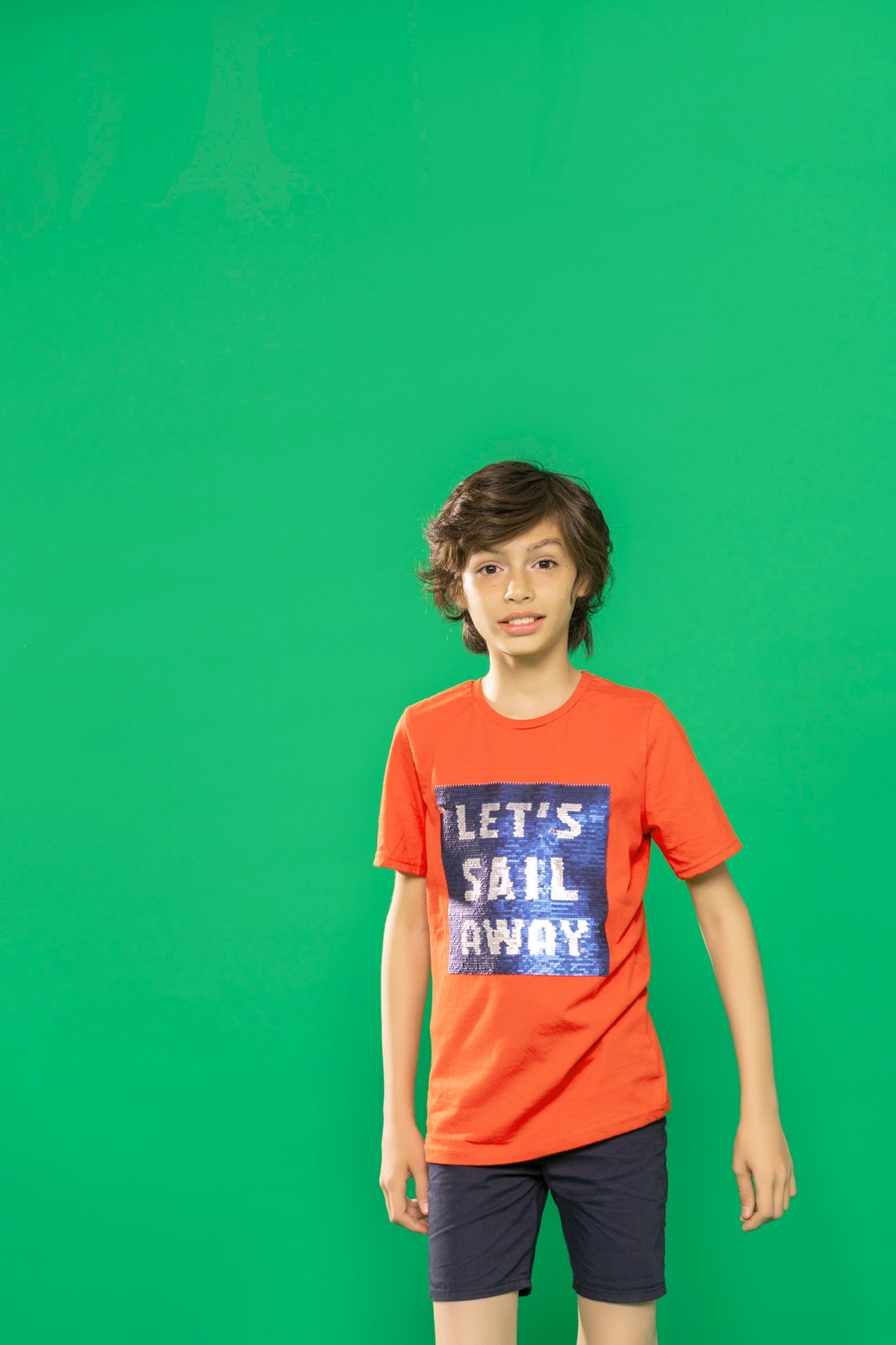 BTW - REVERSIBLE FLIP-SEQUIN T-SHIRT