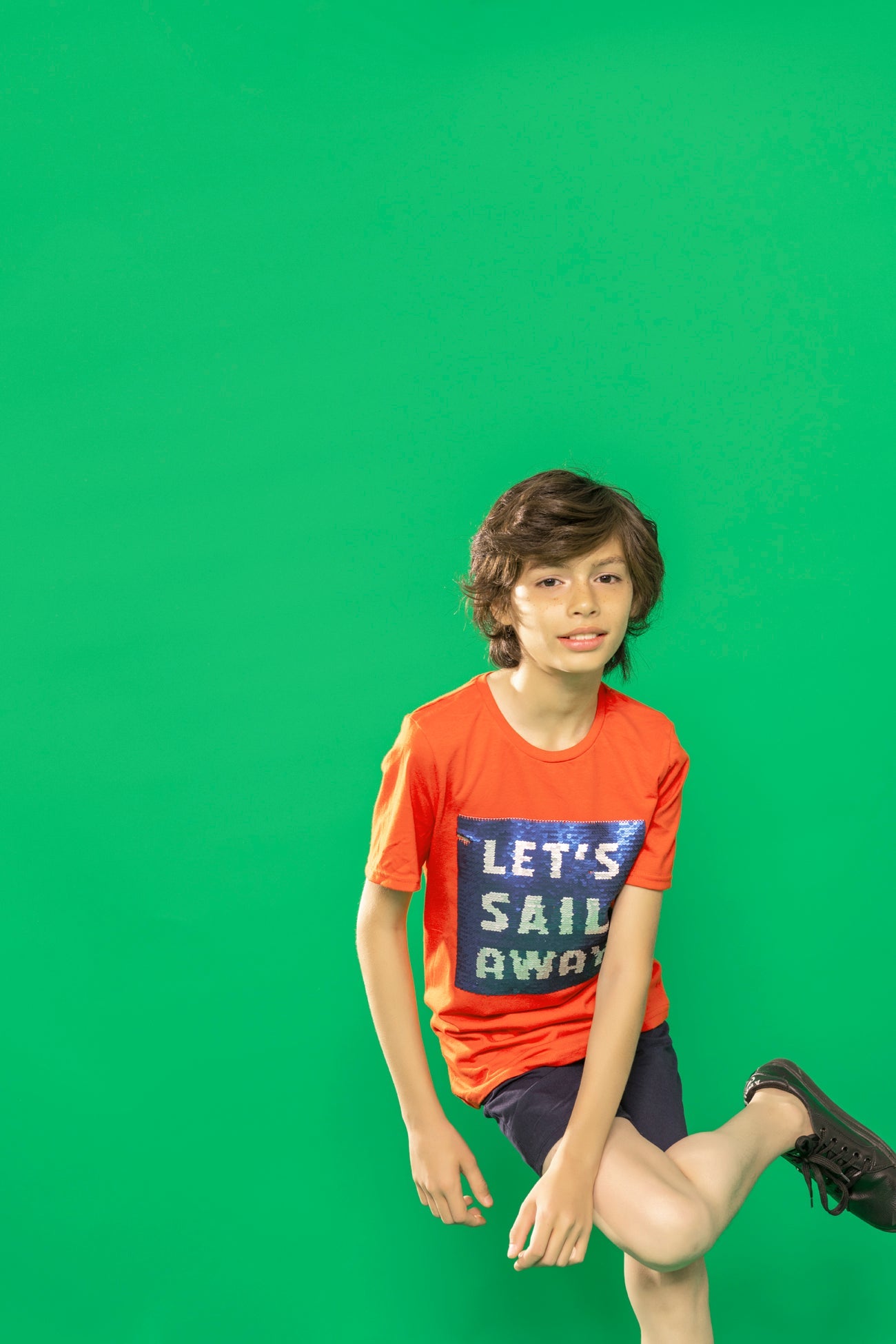 BTW - REVERSIBLE FLIP-SEQUIN T-SHIRT