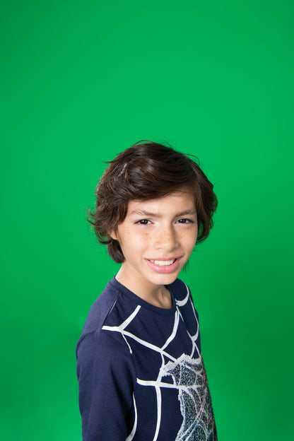 BTW - REVERSIBLE FLIP-SEQUIN SPIDERMAN T-SHIRT