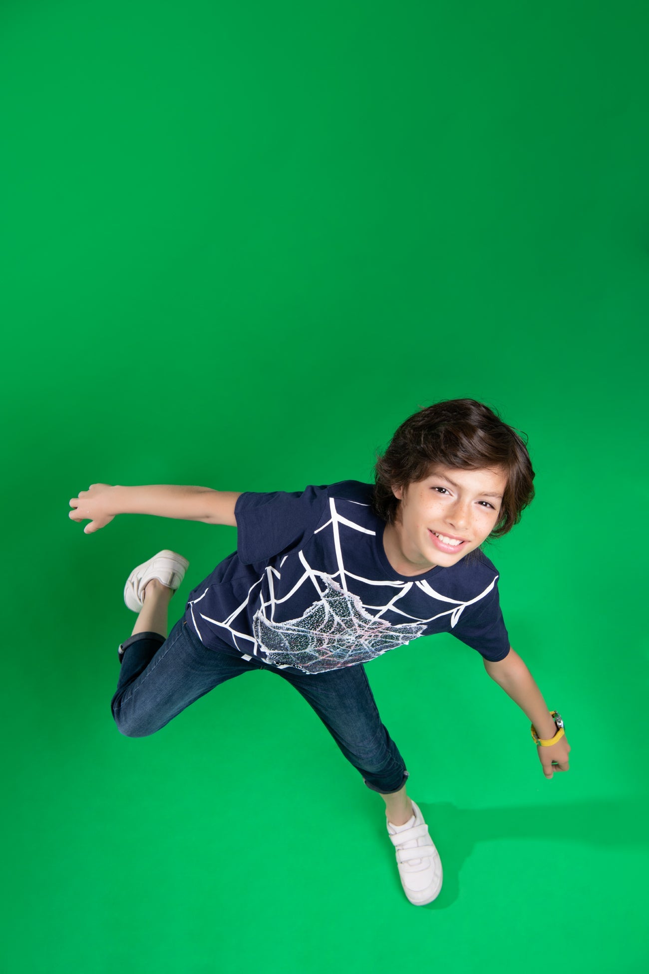 BTW - REVERSIBLE FLIP-SEQUIN SPIDERMAN T-SHIRT