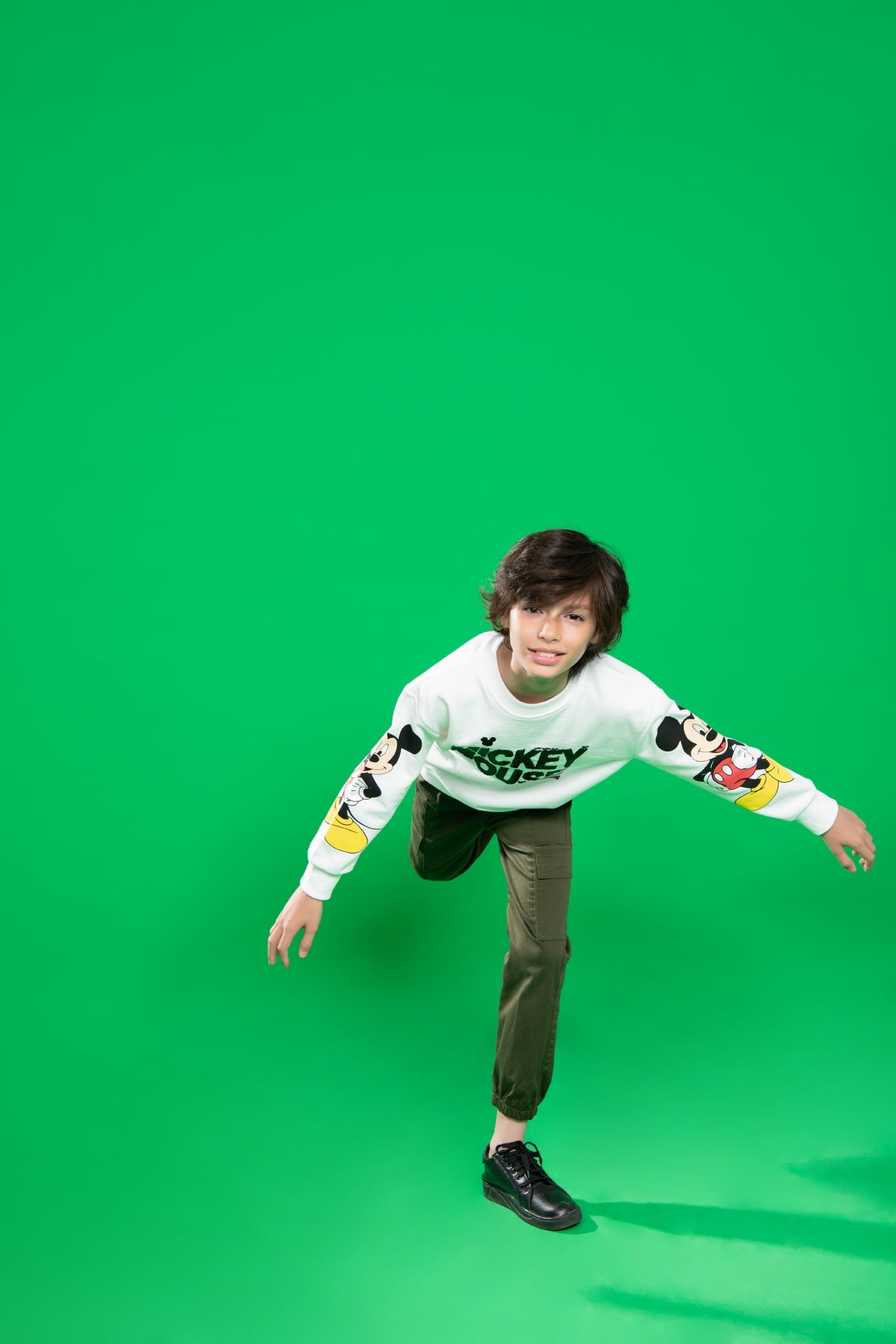 BTW - REVERSIBLE FLIP-SEQUIN MICKEY MOUSE T-SHIRT