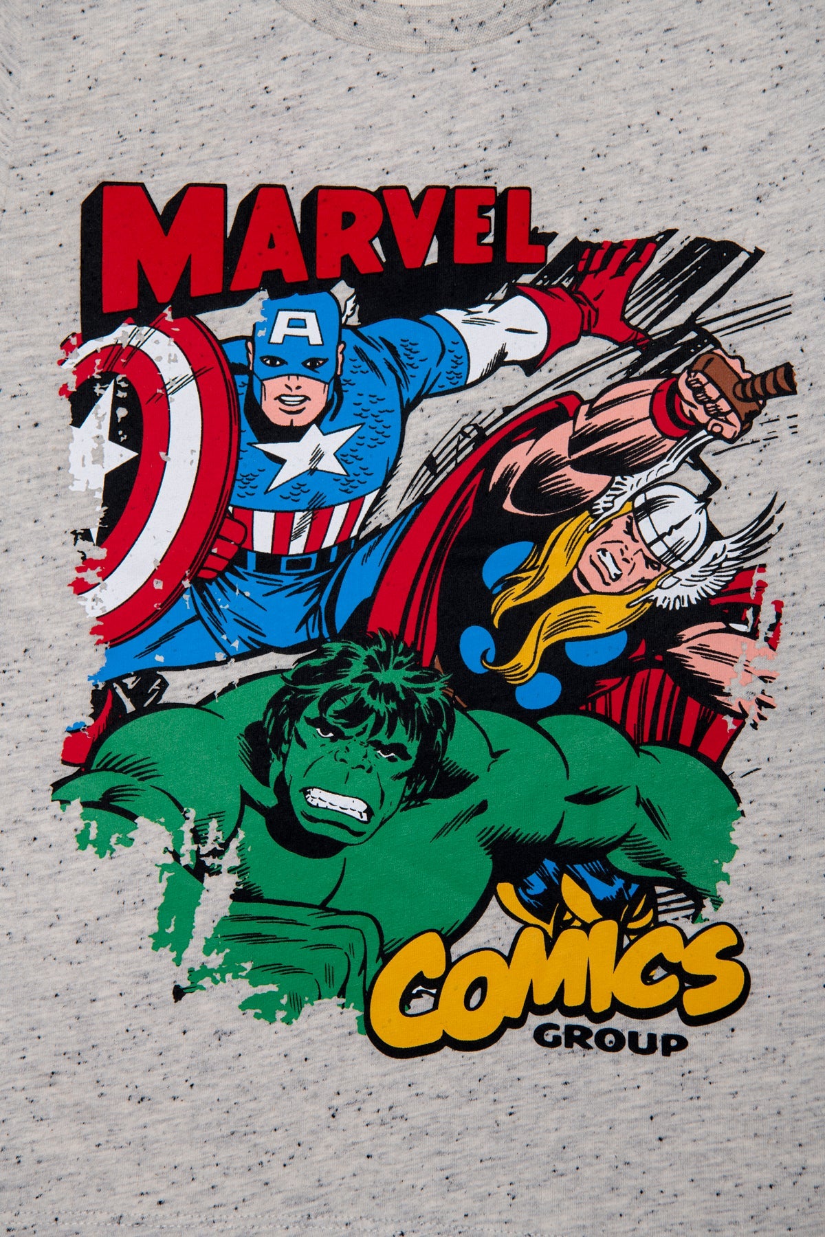 BTW - PRINTED MARVEL COTTON T-SHIRT