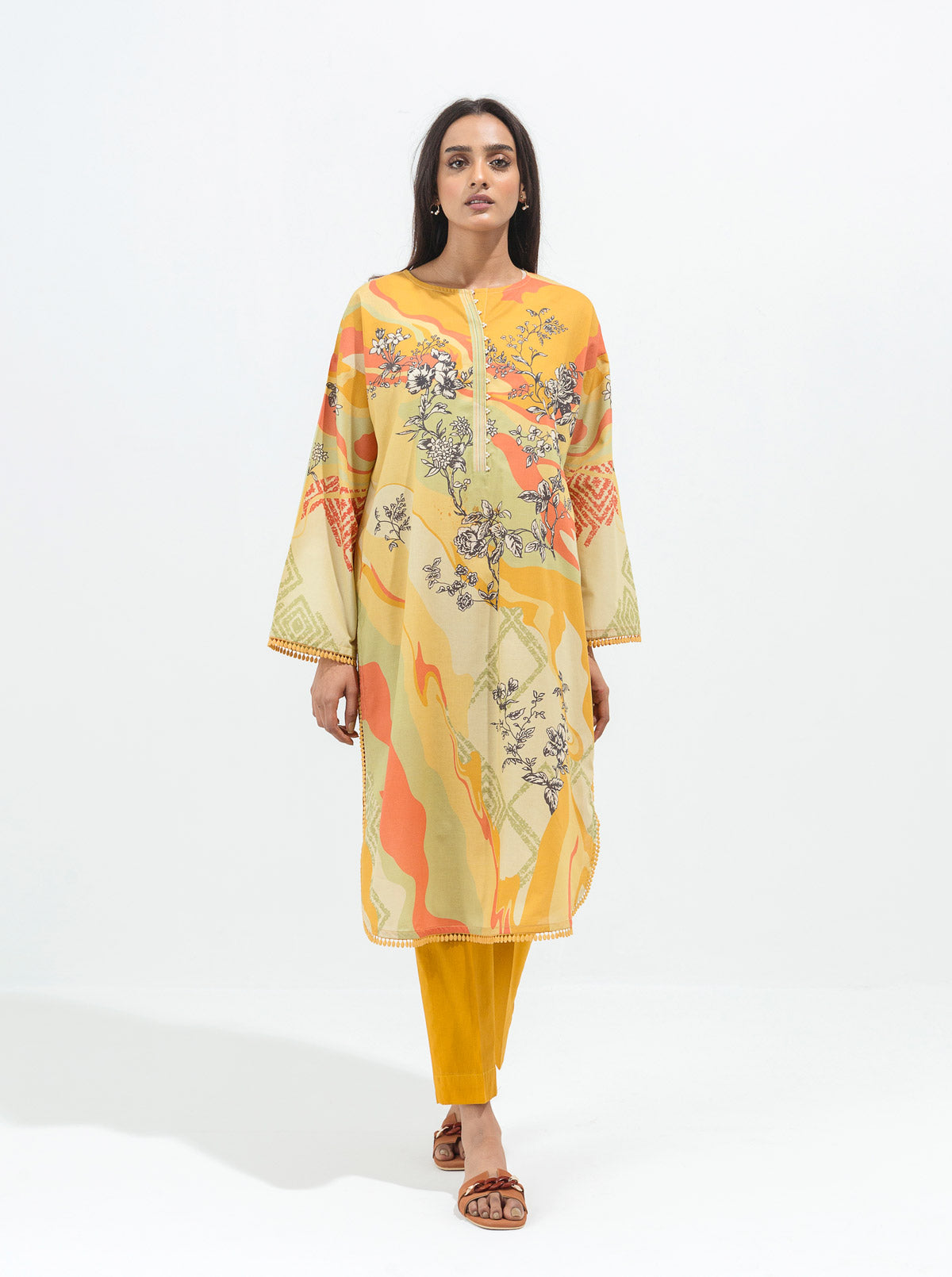 Beechtree - Freesia Hues-Printed-1P (UNSTITCHED)