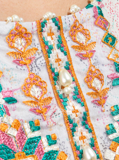 Beechtree - Oriental Deco-Embroidered-2P (UNSTITCHED)