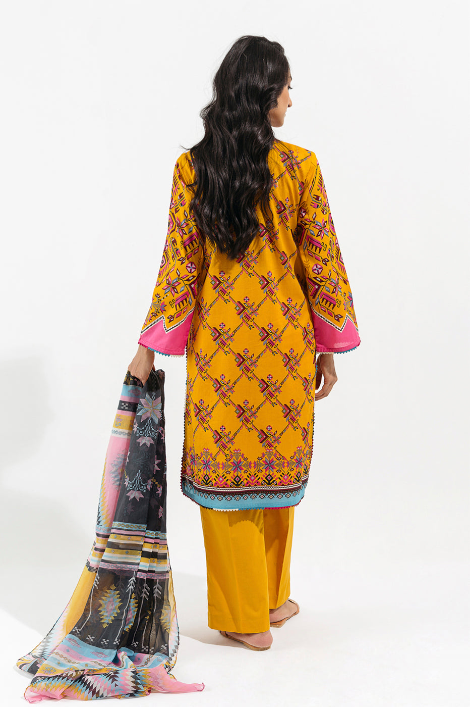 Beechtree - 2 PIECE - EMBROIDERED LAWN SUIT - TUSCAN SUN